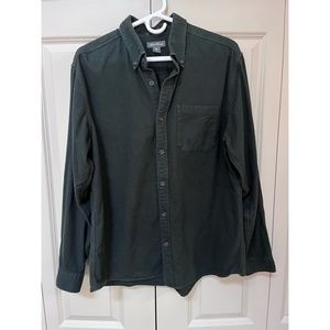 Eddie Bauer Green Flannel Size L